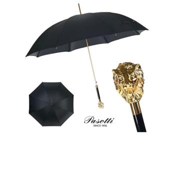 Pasotti義大利雨傘勞斯萊斯金獅子晴雨傘防曬男士長柄自動紳士傘