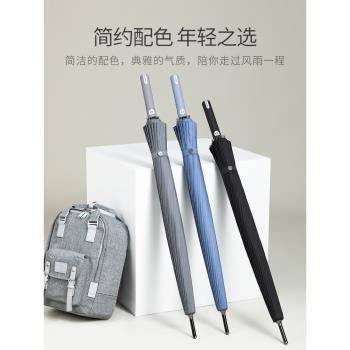 左都雨傘男加大加固加厚長柄傘大號超大自動雙人直把傘直柄直桿傘