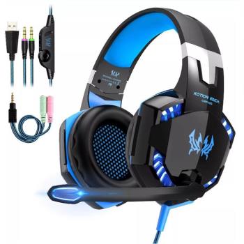 3.5mm Headworn Wired Headphone G2000 Game Gamer Earphone耳機
