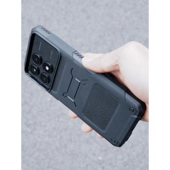 肥熊戰術通勤適用REDMI紅米K70/至尊版/Ultra/K70 PRO/K70PRO/POCO F6 Pro防摔手機殼手機套軍事戰術風外殼