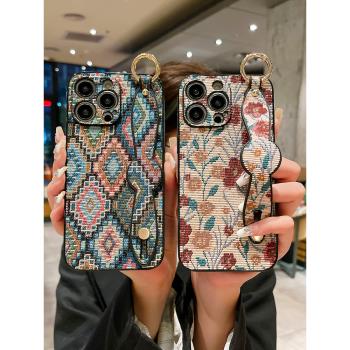 復古刺繡中國風iPhone14全包蘋果