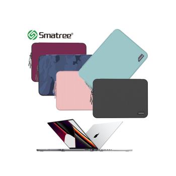 Smatree適用2023款AppleMacBookPro14英寸電腦包13.3/13.6/Air15英寸/15.4筆記本內膽包防摔硬殼包時尚小清新