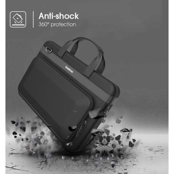 Smatree適用於2023新款AppleMacbook Air15英寸15.3寸筆記本電腦手提公文包硬殼保護單肩包多用設計青年簡約