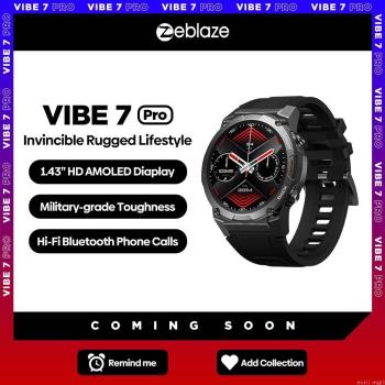 Zeblaze Vibe 7 Pro Smart Watch 1.43'' AMOLED Display