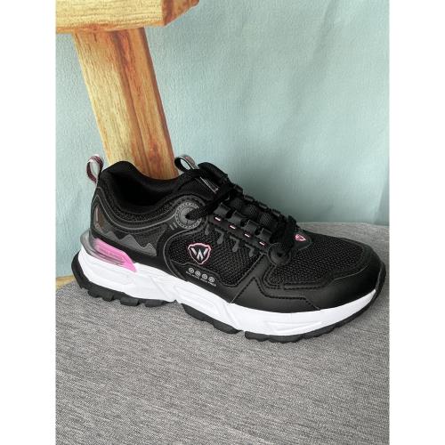 35碼36碼女子運動休閑鞋針織網面透氣慢跑鞋健身鞋女鞋防滑輕質軟