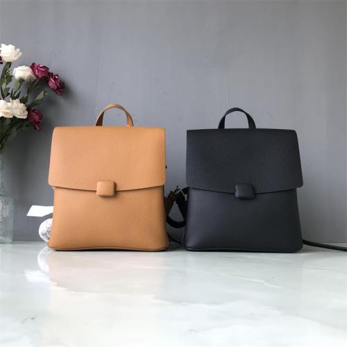 頭層牛皮通勤極簡風雙肩包女高級感日常百搭上班逛街旅行單肩挎包