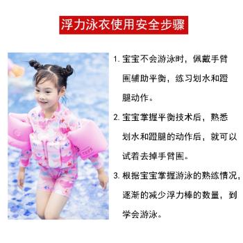 兒童男孩洋氣防曬速幹浮力泳衣