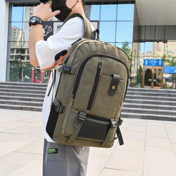戶外雙肩包男士大容量旅行輕便休閑徒步揹包女運動防水旅遊登山包
