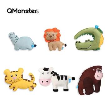 Qmonster寵物狗狗毛絨發聲玩具耐咬磨牙小型犬幼成犬解悶發泄互動