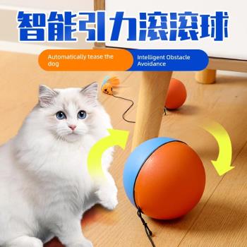 逗貓棒貓運動電動貓玩具自嗨解悶消耗體力老鼠自動逗貓球貓咪用品