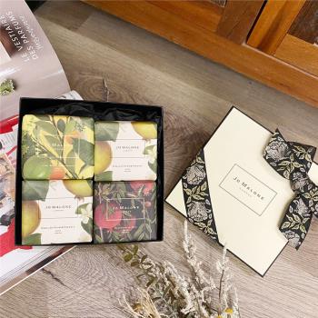 獨家禮盒【Jo Malone】絲滑香皂/100g*4 香皂禮盒 英國梨 黑石榴 青檸 香皂 沐浴皂 身體保養
