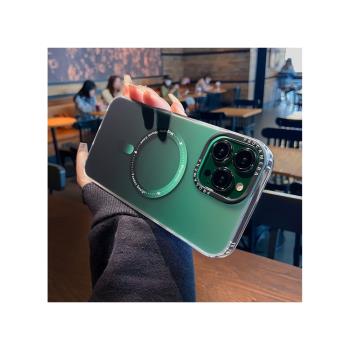 適用蘋果14promax手機殼iPhone14pro新款MagSafe磁吸14plus矽膠套13pro超薄磨砂12鏡頭11全包防摔男女高階感