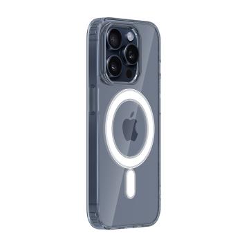 適用蘋果15Pro Max手機殼iPhone15磁吸15Plus軟殼矽膠透明十五promax氣囊防摔magsafe硬男士女生新款pm保護套