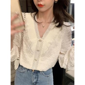 百搭蕾絲洋氣內搭別致上衣女溫柔內搭法式別致甜美設計感小眾氣質