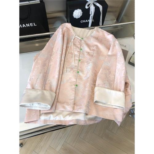 新中式短款外套女2025春季新款國風高級感重工刺繡提花別致上衣仙