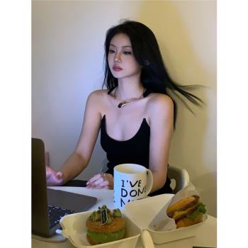 隱形性感緊身氣質吊帶針織背心