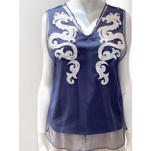 ZOEYJA佐佐家 譚@玉 新中式 期待擁有龍紋分體兩件套涼爽無袖上衣