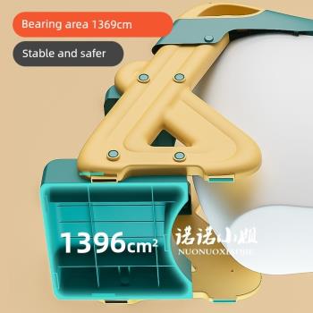 日本兒童馬桶坐便器樓梯式男孩女寶寶階梯架小孩馬桶圈尿桶凳腳踏