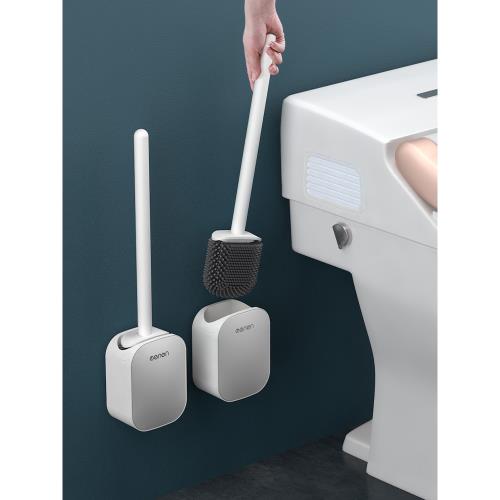 日本進口MUJIE馬桶刷無死角家用免打孔洗廁所刷子壁掛衛生間長柄