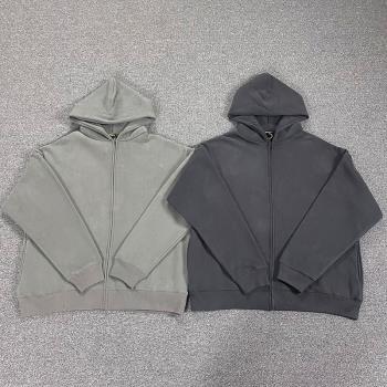 KANYE侃爺椰子SEASON6 加絨拉鏈開衫歐陽娜娜同款連帽高街FOG衛衣