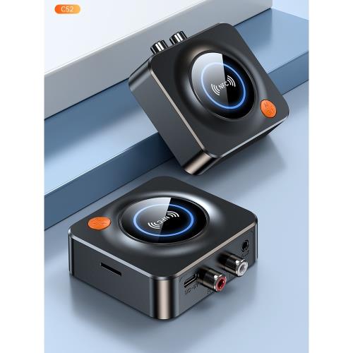 老功放RCA藍牙接收器5.1音頻適配器雙聲道支持TF卡MP3音樂播放器