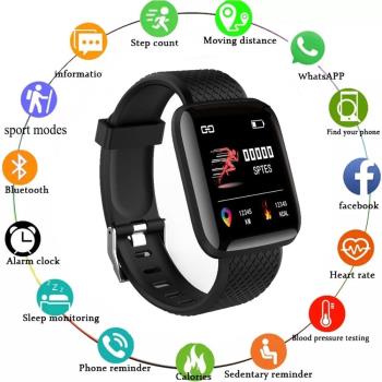 Smart Heart Rate Monitor Touch Watch Intelligent Bluetooth