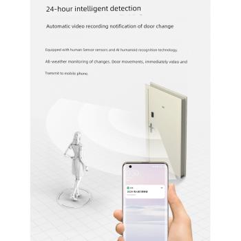 小米智能門鈴3遠程實時監控2K攝像語音對講米家可視電子貓眼室內