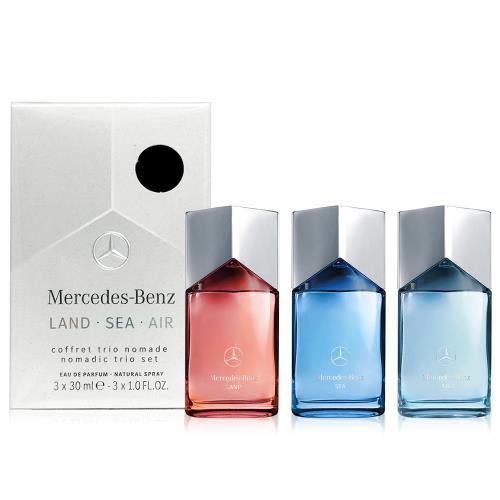 Mercedes Benz 賓士三芒星淡香精香氛典藏組(30mlx3入)|香氛禮盒|ETMall