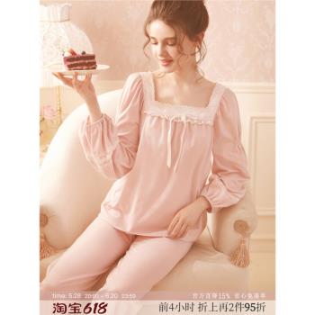 RoseTree宮廷風女甜美純棉睡衣