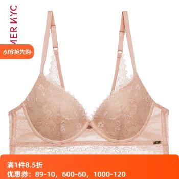 愛慕NYC官方正品新款內衣 3/4中厚模杯美背蕾絲聚攏文胸AN110043