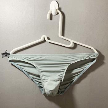 夏冰絲性感半透明一片式男士內褲