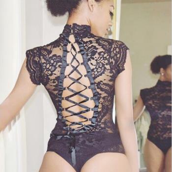 情趣性感蕾絲白色睡衣Sexy lace womens pajamas home clothes