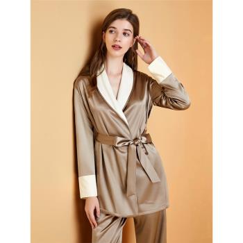女長袖法蘭絨冬天家居服睡衣