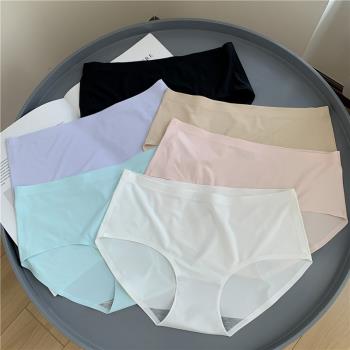 冰絲無痕女夏季薄款打底學生內褲