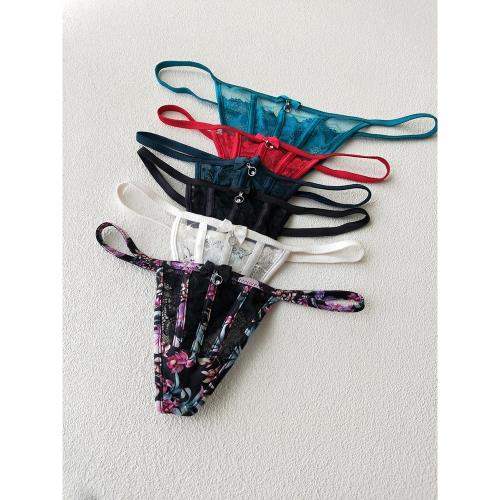 澳單bras 常青款蕾絲花卉多色性感一根線翹臀辣妹蜜桃臀女丁字褲