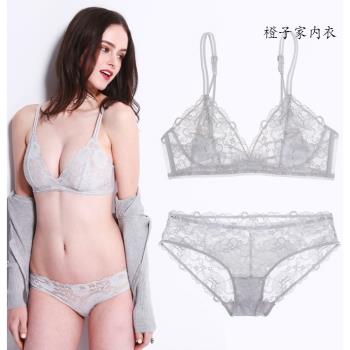 夏無鋼圈雙層性感超薄款美背蕾絲