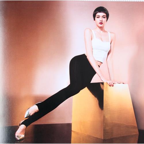 寓美暖絨踩腳褲2692 女春秋修身顯瘦單加襠單層加薄絨襪子兩雙裝