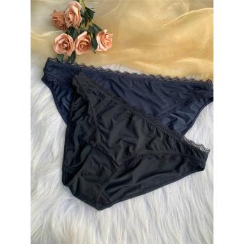 小芬歐美精品冰絲舒適外貿原單三角褲中低腰誘惑性感內褲女超好穿