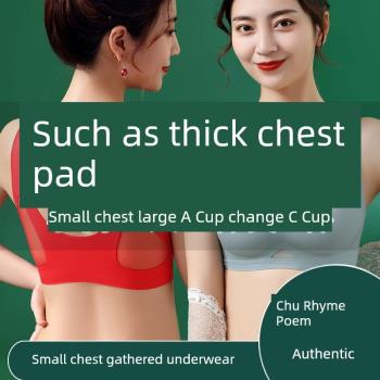 美背小胸顯大無痕聚攏加厚內衣