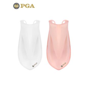 美國PGA高爾夫防曬面罩女涼感圍脖高彈口罩掛耳冰絲戶外遮陽臉罩