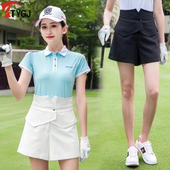 TTYGJ高爾夫服裝夏季女士短褲大碼韓版運動舒適彈力休閑golf衣服