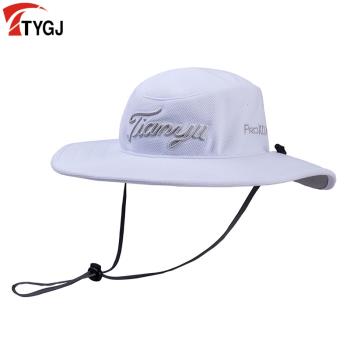 TTYGJ新品高爾夫球帽golf男士有頂漁夫帽網眼透氣時尚運動帽子