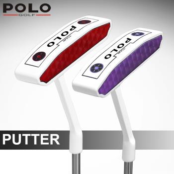 POLO GOLF 高爾夫球桿 白色直條男女推桿 練習桿 合金材質 鐵桿身