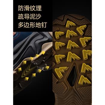 探拓戶外敦煌聯名登山鞋女士冬季防滑專業徒步鞋中幫靴子運動鞋男