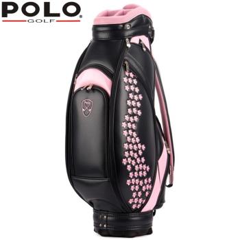 POLO golf高爾夫球包 女士 高檔PU 時尚繡花標準包 FLORA系列特價