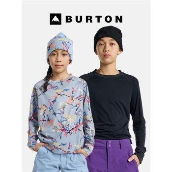 美國burton伯頓兒童速幹內衣套裝排汗透氣保暖滑雪運動衣褲成人可