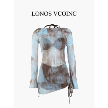 LONOS VCOINC 新款泳衣女分體比基尼性感小胸聚攏高階感顯瘦罩衫