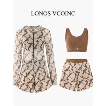 LONOS VCOINC 泳衣女高級感2025新款分體比基尼性感小胸聚攏遮肚