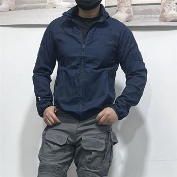 夏季戶外運動戰術沖鋒衣皮膚防曬衣男防水速幹超薄透氣紫外線滌綸