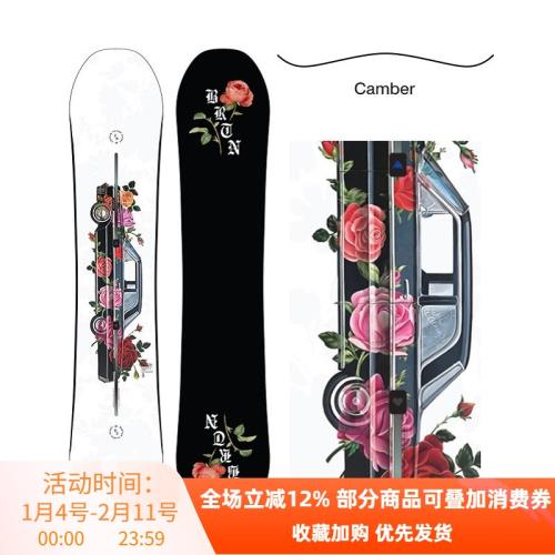 BURTON 伯頓官方22/23雪季新品女士TALENT SCOUT雪板單板132181